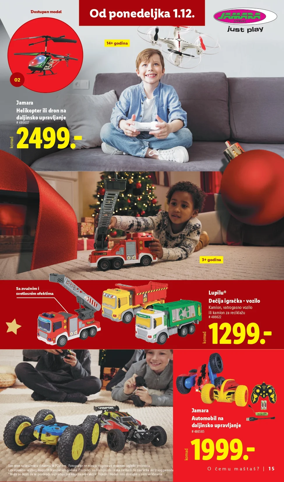 Lidl katalog praznična dekoracija i igračke – popusti od 27.11.2025
