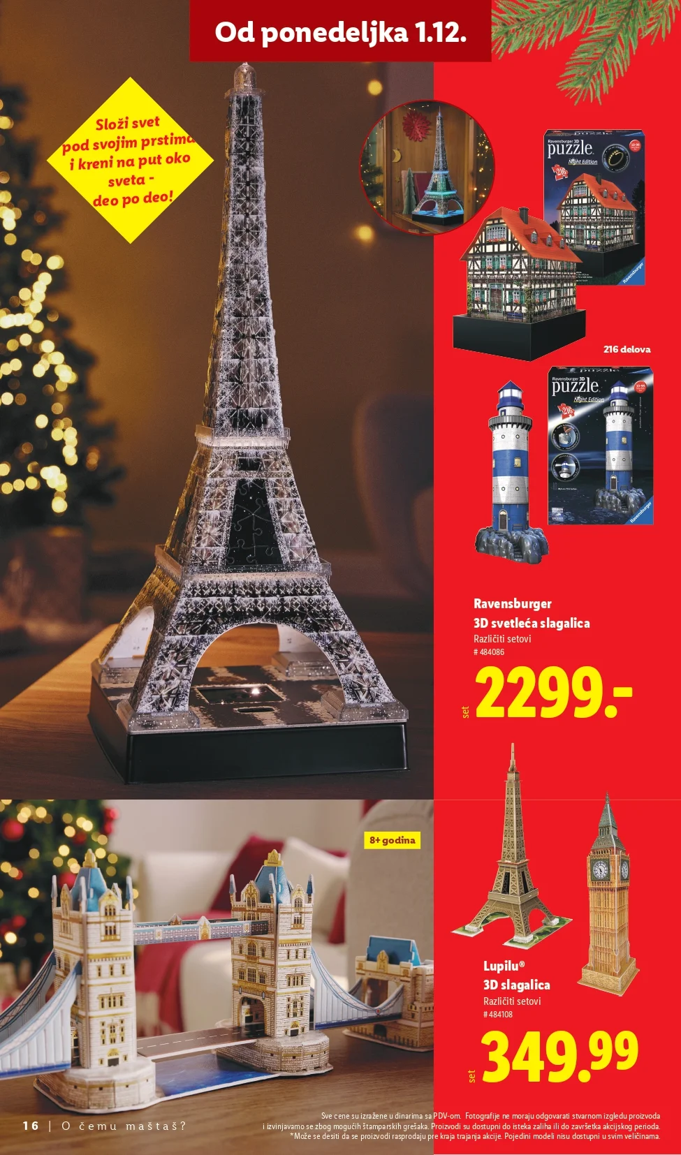 Lidl katalog praznična dekoracija i igračke – popusti od 27.11.2025