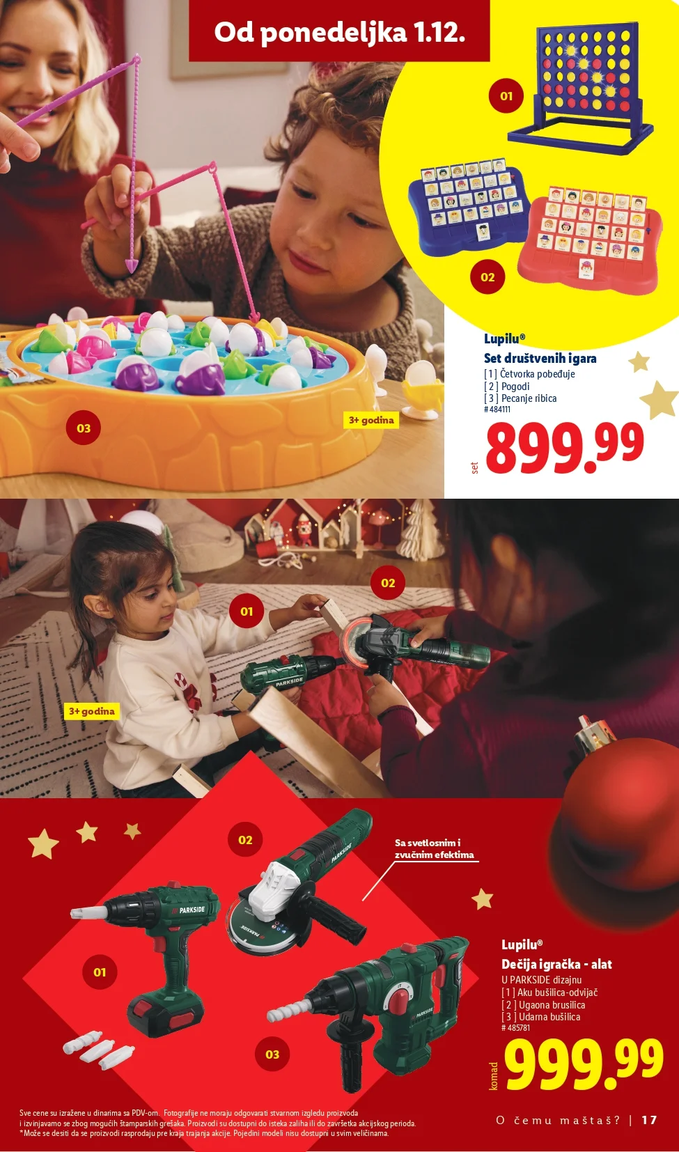 Lidl katalog praznična dekoracija i igračke – popusti od 27.11.2025