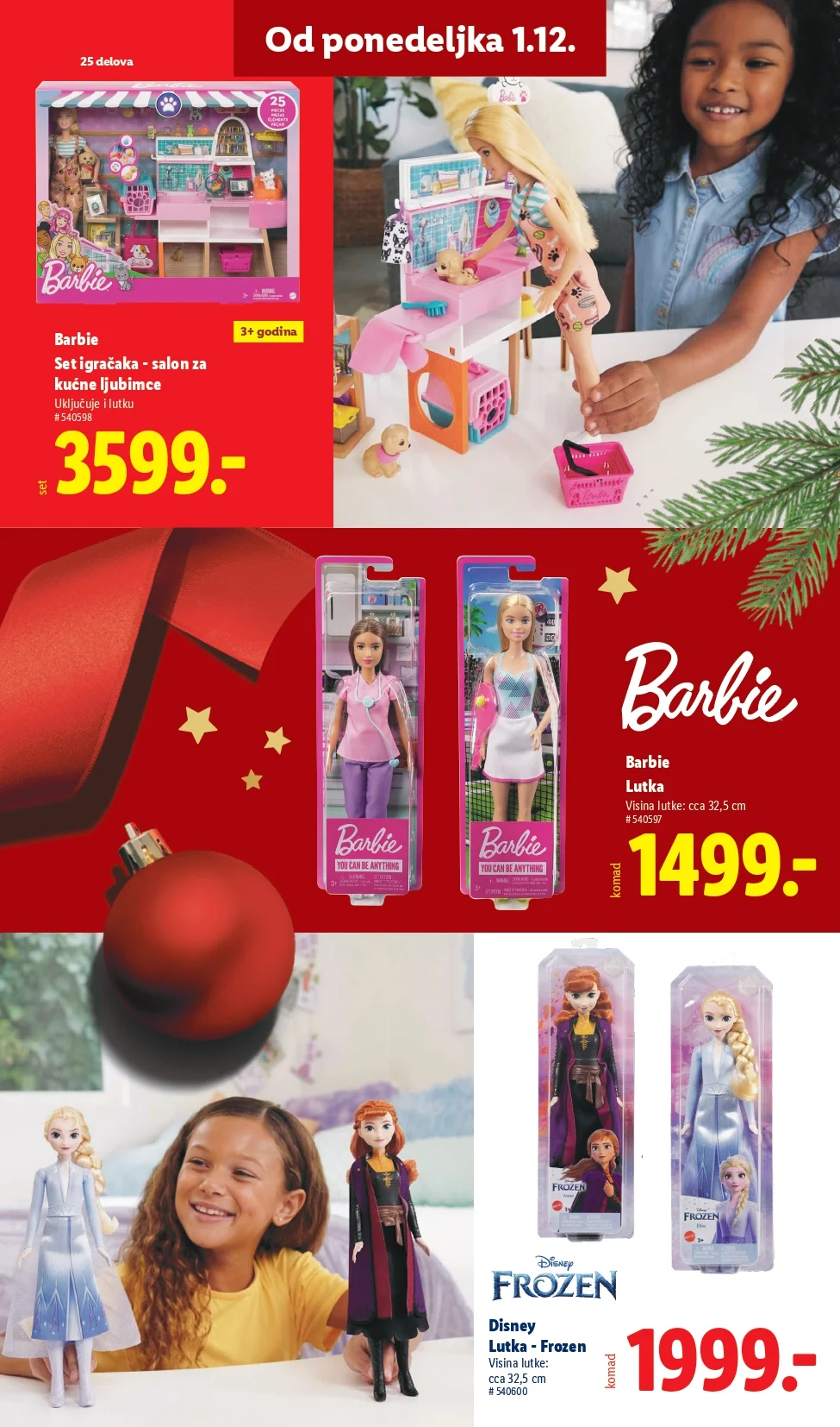 Lidl katalog praznična dekoracija i igračke – popusti od 27.11.2025