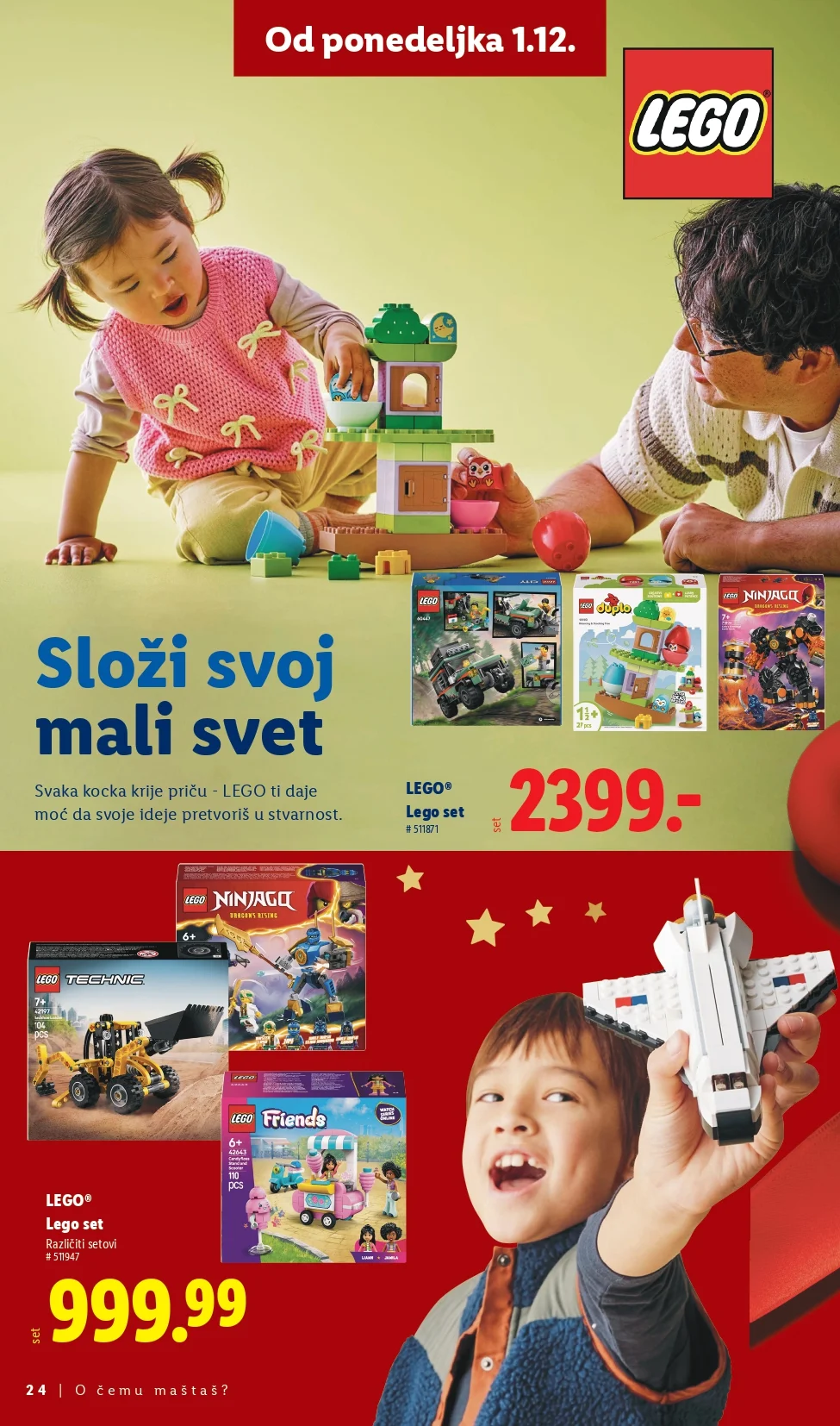 Lidl katalog praznična dekoracija i igračke – popusti od 27.11.2025