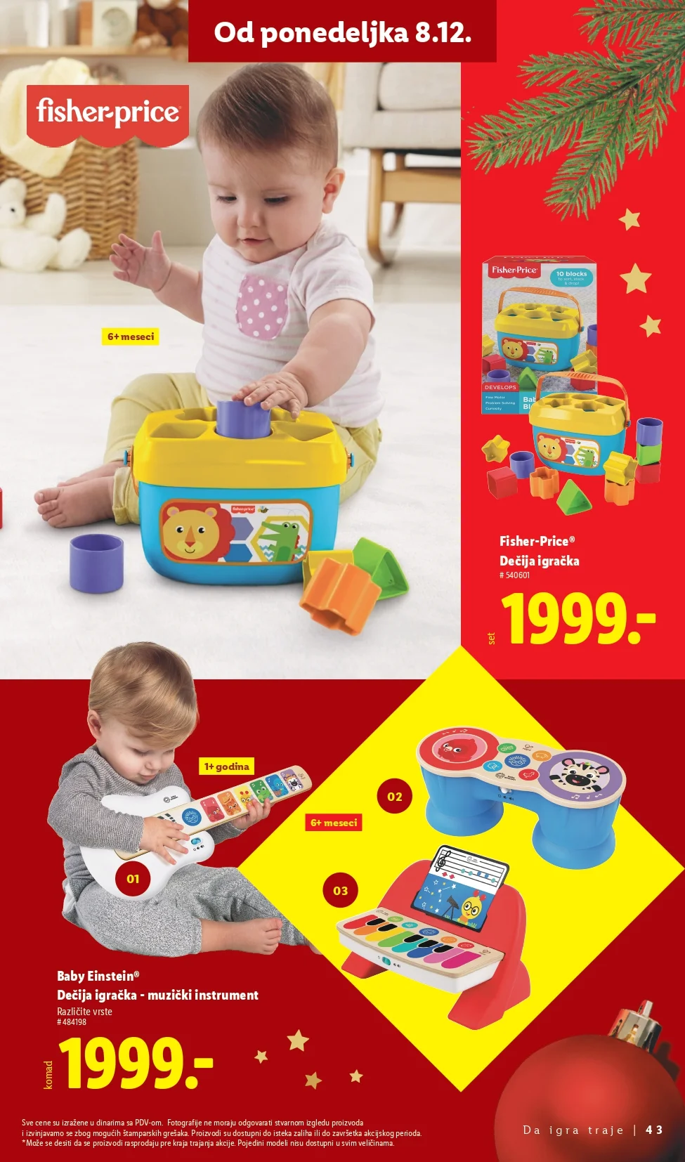 Lidl katalog praznična dekoracija i igračke – popusti od 27.11.2025