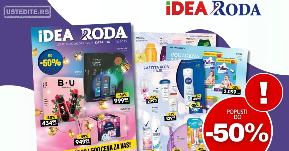 Roda & Idea katalog NEPREHRANA 25.12.2025-20.1.2026.