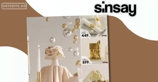 Sinsay praznične dekoracije za dom – decembar 2025.