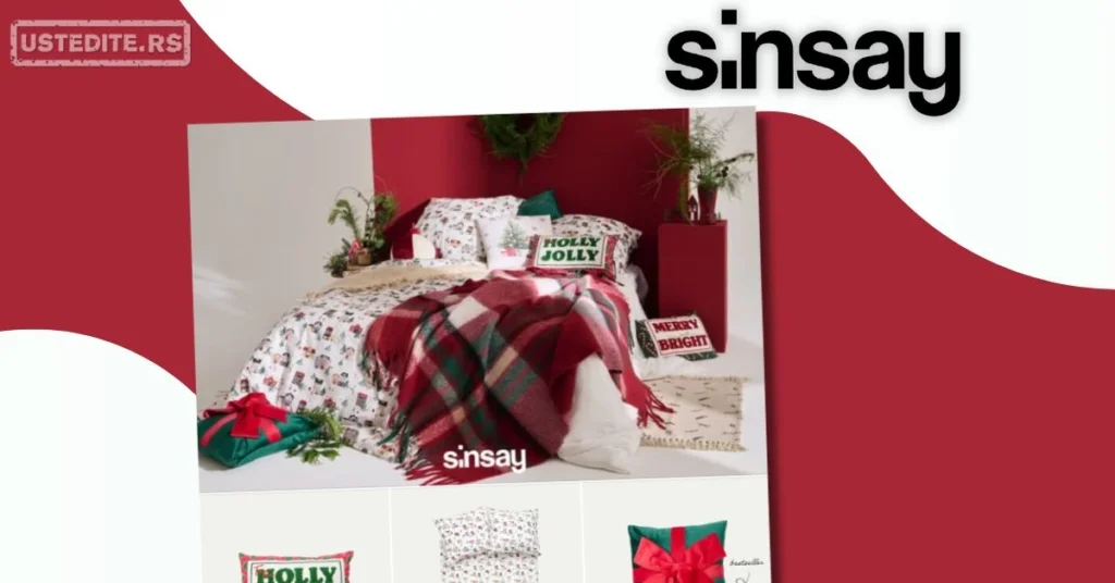 Sinsay dekor za dom – praznični stil decembar 2025.
