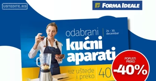 Forma Ideale AKCIJA KUĆNI APARATI 24-30.12.2025.