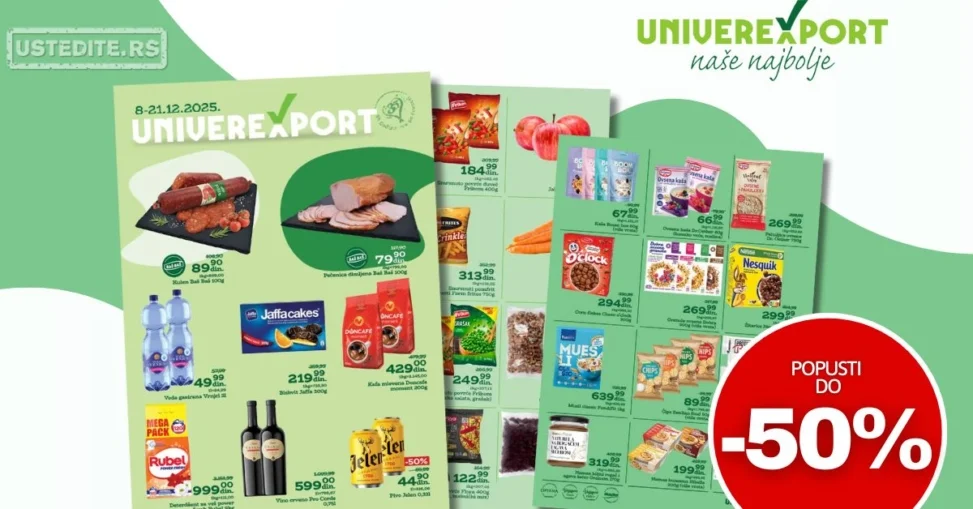 Univerexport katalog 8-21.12.2025.