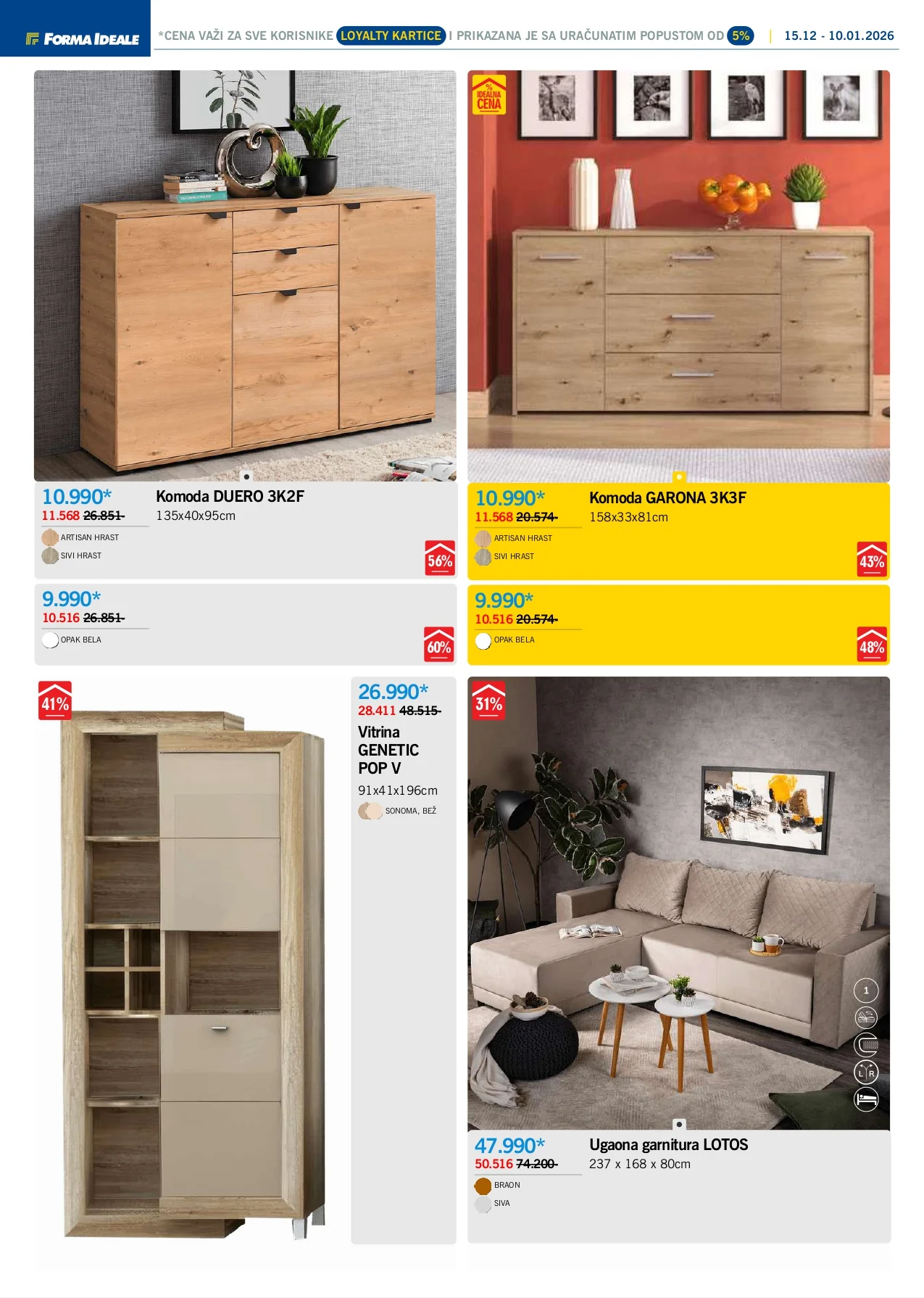 Forma Ideale katalog 15.12.2025-10.1.2026.