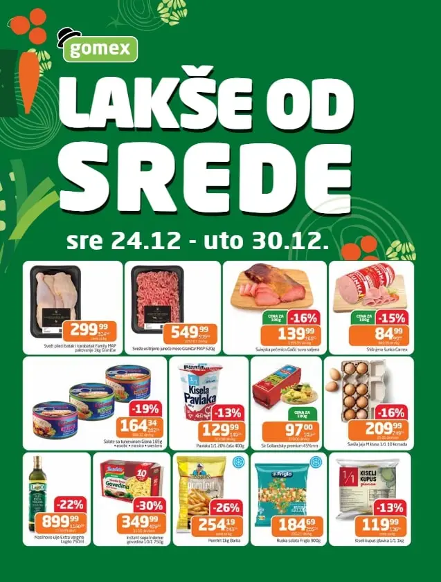 Gomex katalog LAKŠE OD SREDE 24-30.12.2025.