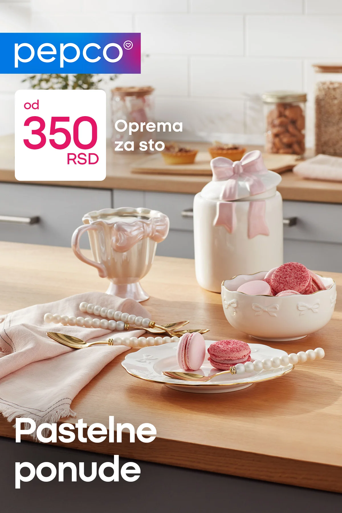 Pepco akcija pastelno posuđe – već od 350 RSD januar 2026.
