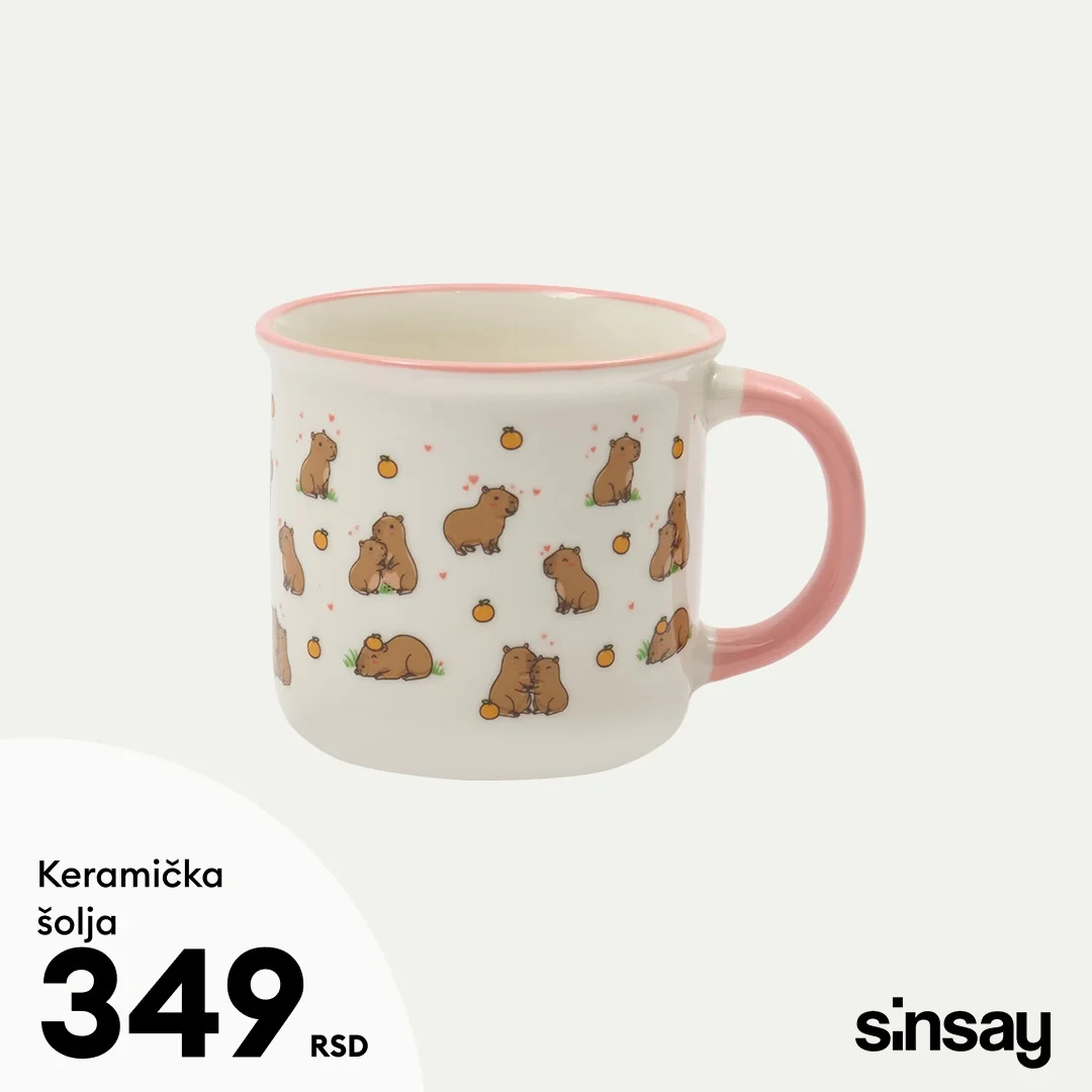 Sinsay akcija Keramičke šolje po super ceni – januar 2026.