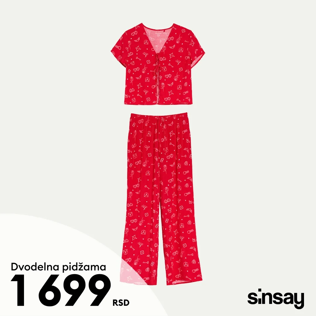 Sinsay akcija PIDŽAMA – januar 2026.