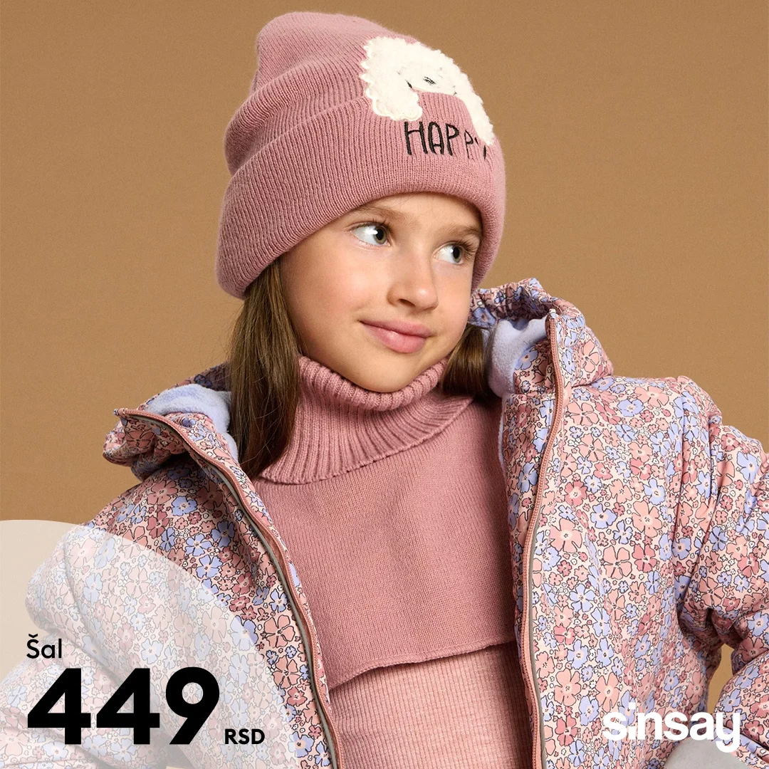 Sinsay dečiji zimski dodaci - januar 2026.