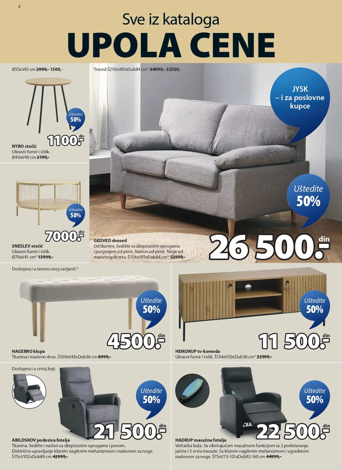 Jysk katalog SVE U POLA CENE 28.1-10.2.2026.