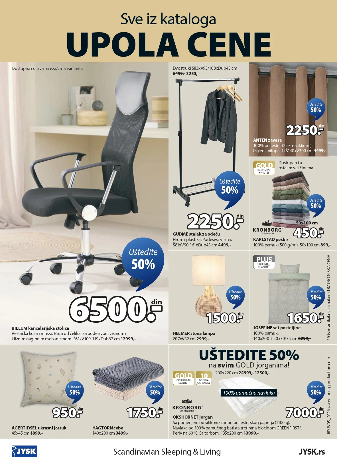 Jysk katalog SVE U POLA CENE 28.1-10.2.2026.