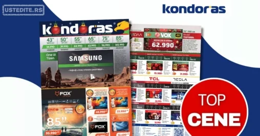 Kondor As SNIŽENJE do 15.1.2026.