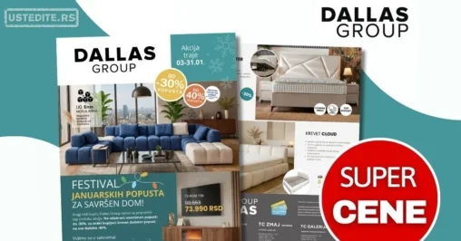 Dallas nameštaj katalog 3-31.1.2026.