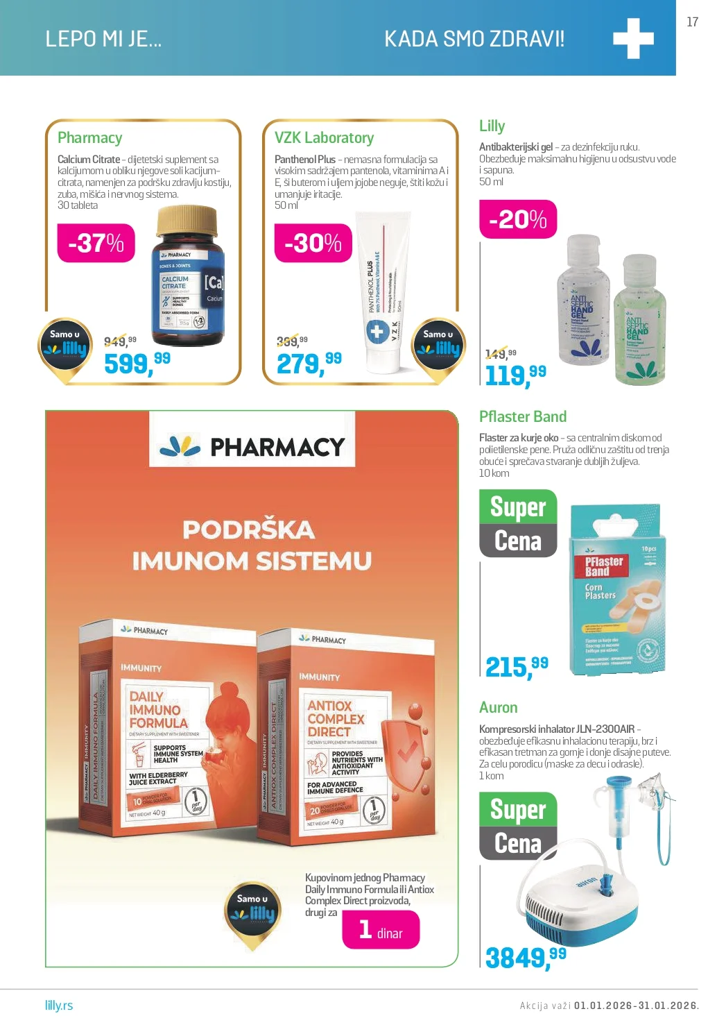 Lilly katalog JANUAR 2026.