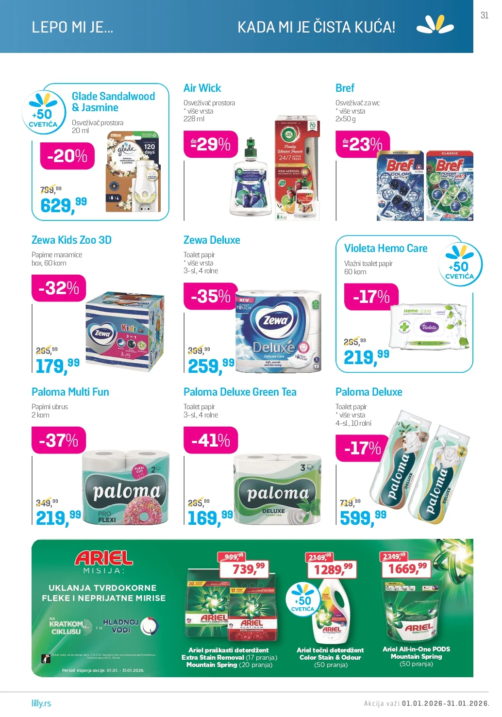 Lilly katalog JANUAR 2026.