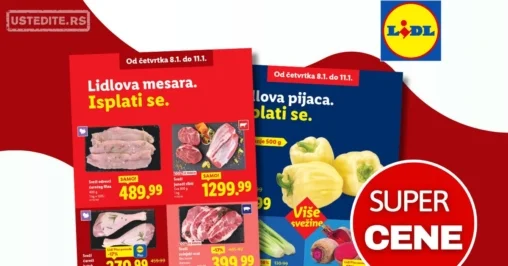 Lidl SVEŽA AKCIJA 8-11.1.2026.