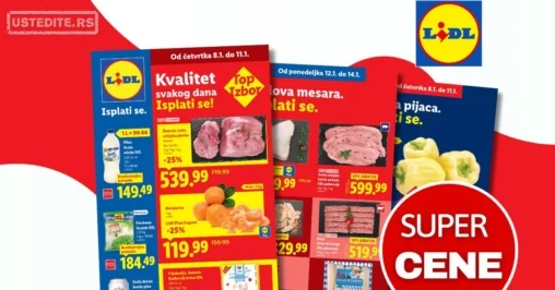 Lidl katalog 8-14.1.2026.