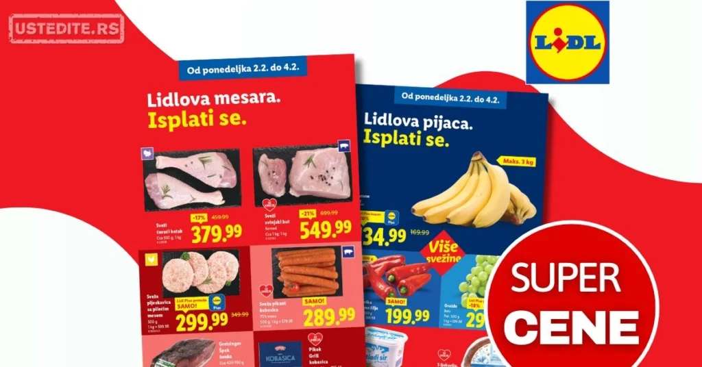 Lidl SVEŽA AKCIJA 2-4.2.2026.