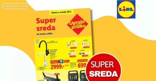 Lidl CENA DANA – SUPER SREDA 21.1.2026.