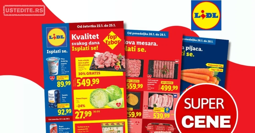 Lidl katalog 22-28.1.2025.