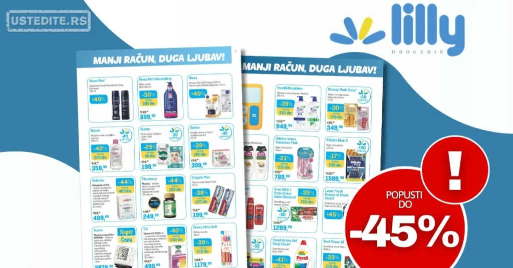 Lilly MANJI RAČUN/DUGA LJUBAV 1-31.1.2026.