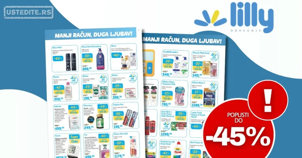 Lilly MANJI RAČUN/DUGA LJUBAV 1-31.1.2026.