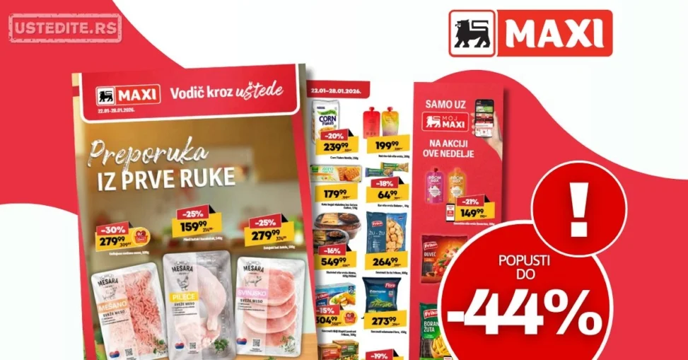 Maxi katalog 22-28.1.2026.