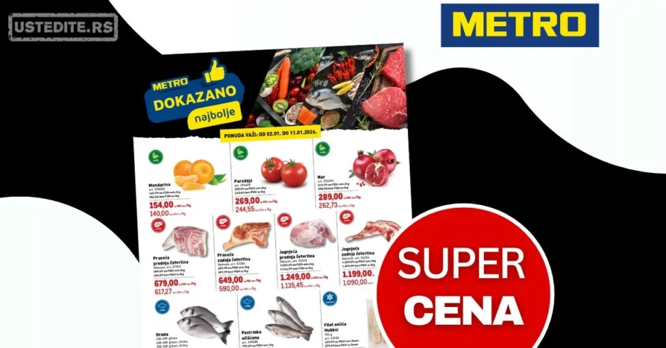 Metro katalog DOKAZANO 2-11.1.2026.
