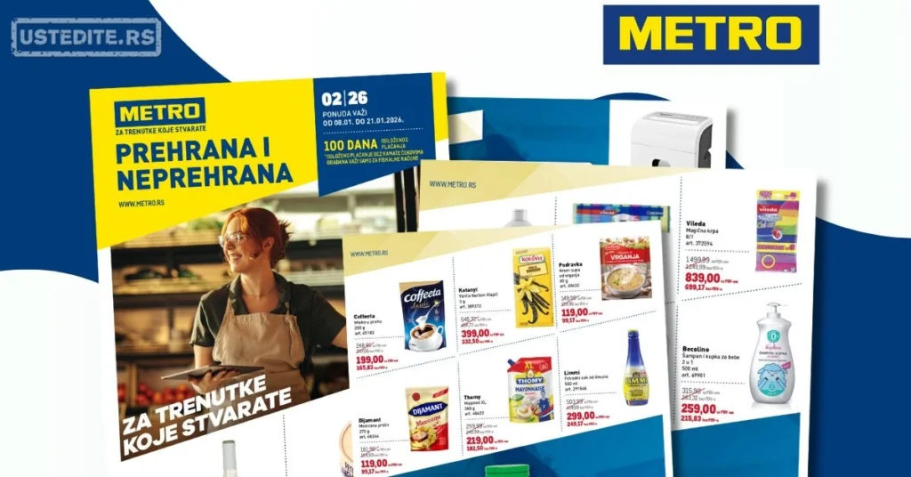 Metro katalog PREHRANA/NEPREHRANA 8-21.1.2026.