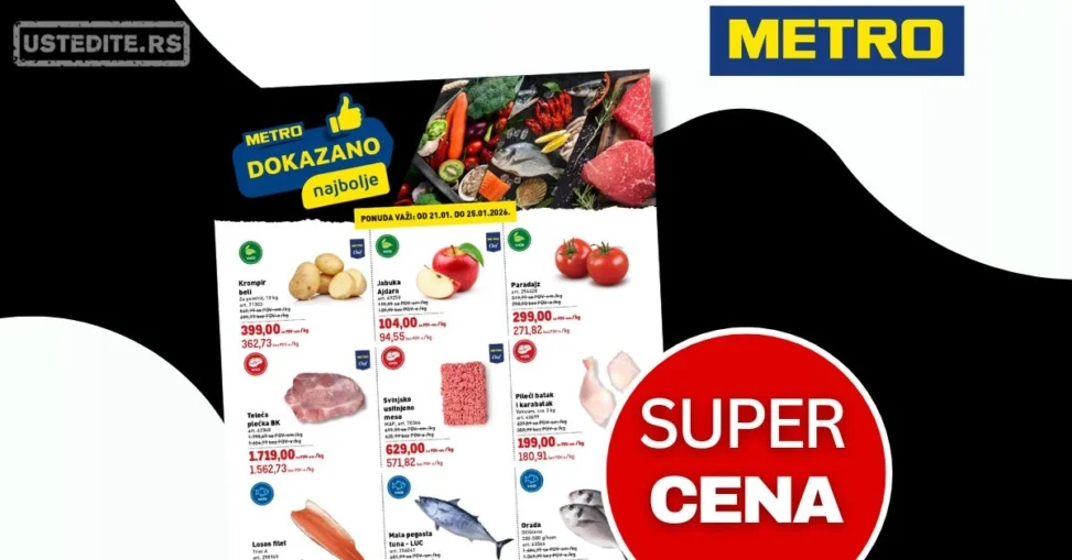 Metro katalog DOKAZANO 21-25.1.2026.