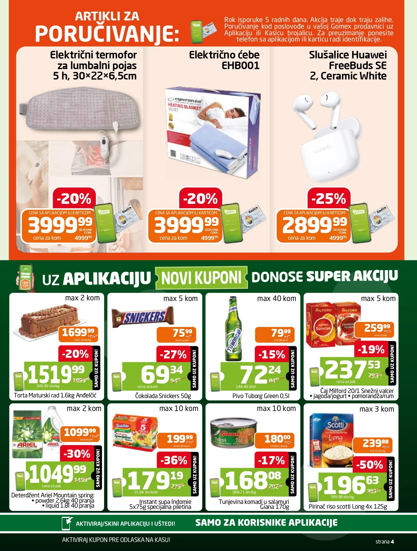 Gomex katalog AKCIJE IZ ŠEŠIRA 21.1-3.2.2026.