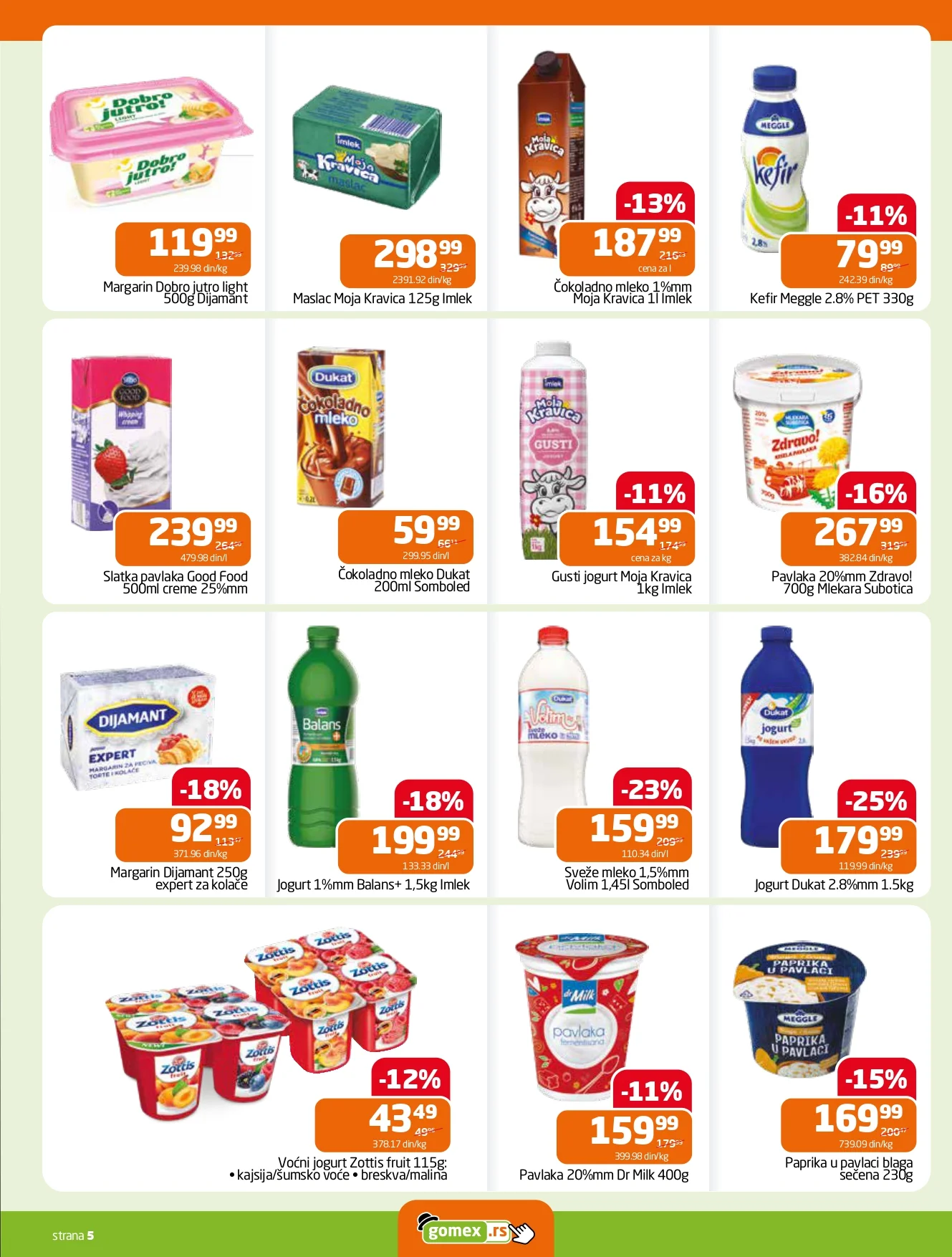 Gomex katalog AKCIJE IZ ŠEŠIRA 21.1-3.2.2026.