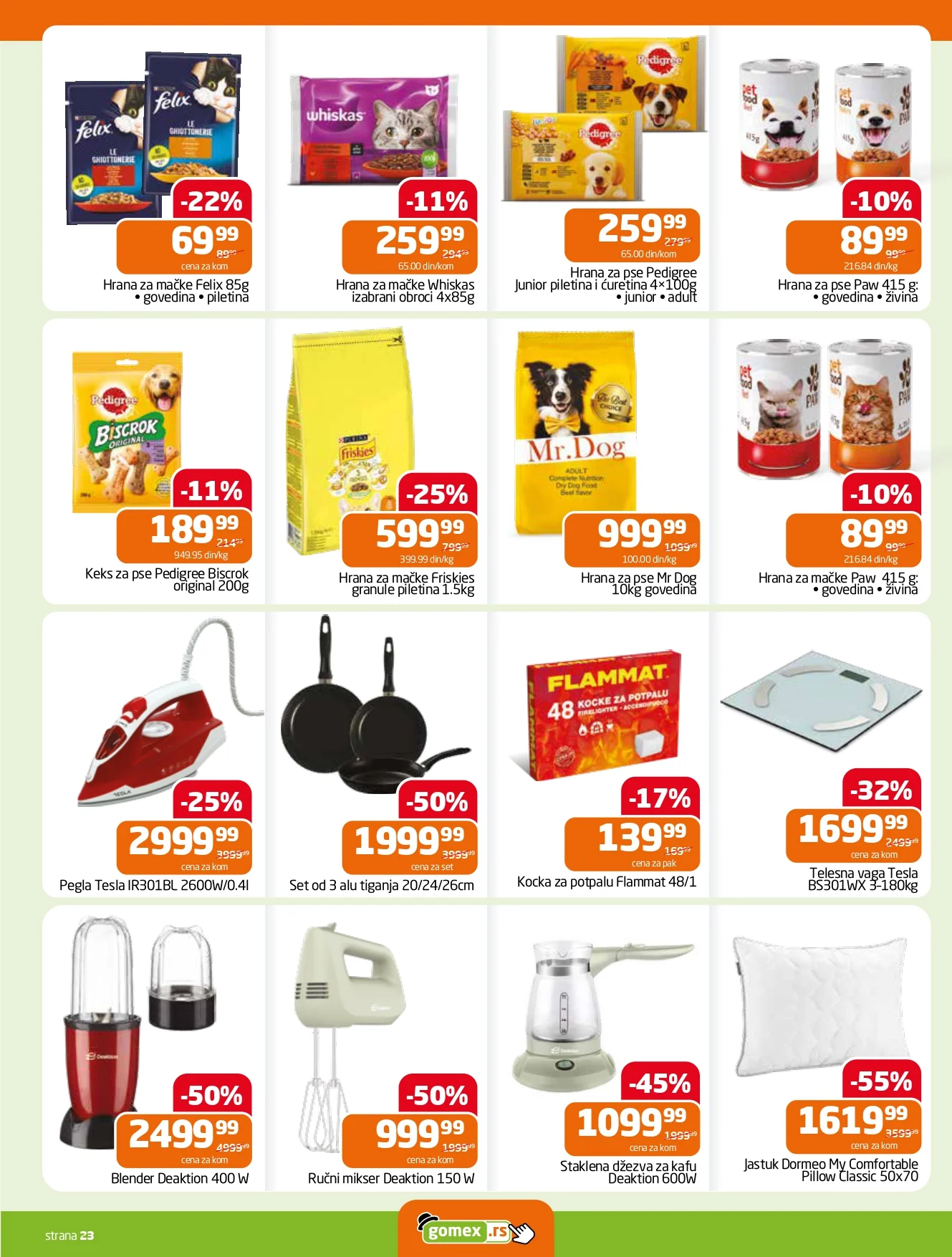 Gomex katalog AKCIJE IZ ŠEŠIRA 21.1-3.2.2026.