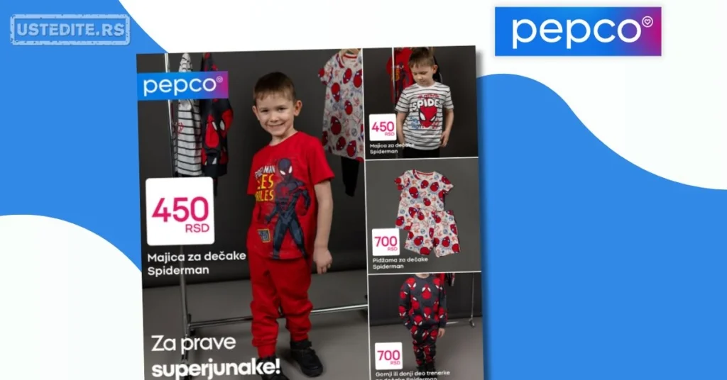 Pepco Spiderman akcija - januar 2026.