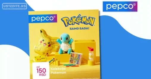 Pepco Pokémon kolekcija je stigla – već od 150 RSD – januar 2026.