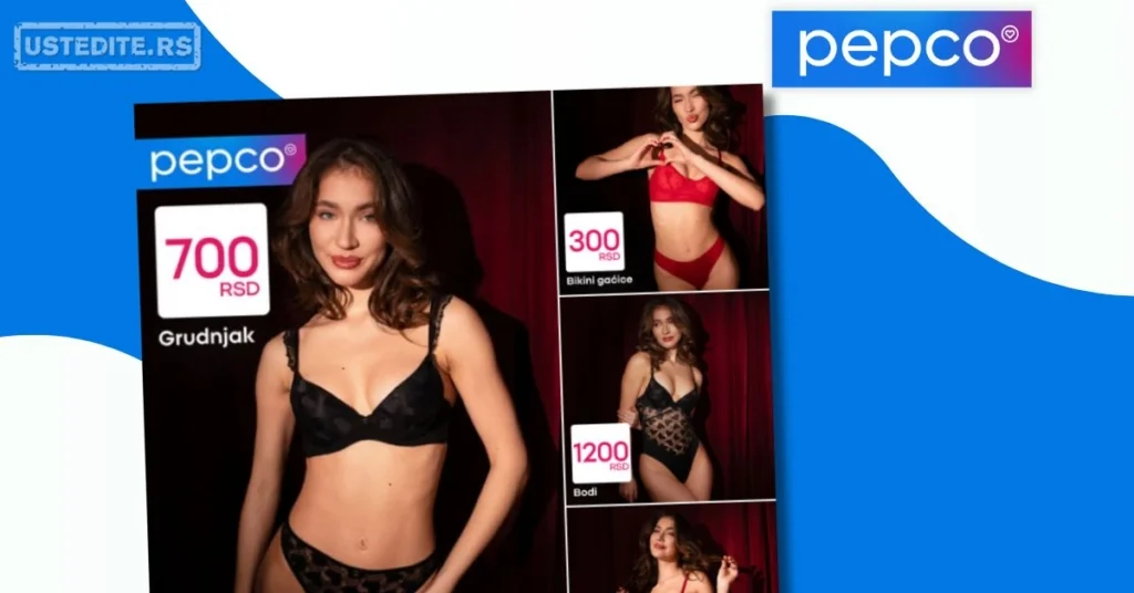Pepco akcija - donji veš za žene januar 2026.