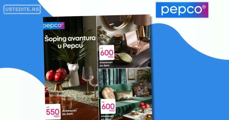 Pepco akcija - Aksesoari za dom januar 2026.