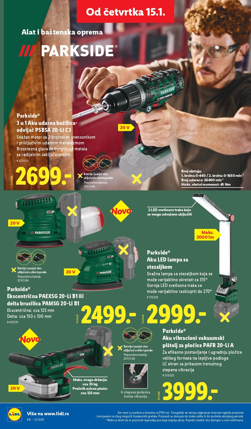 Lidl katalog 15-21.1.2026.