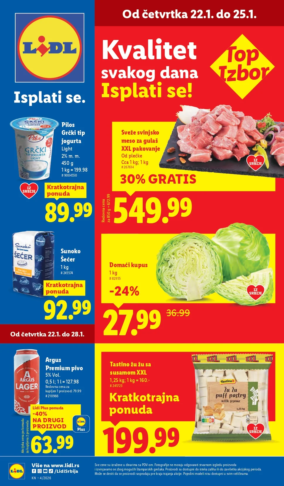 Lidl katalog 22-28.1.2025.