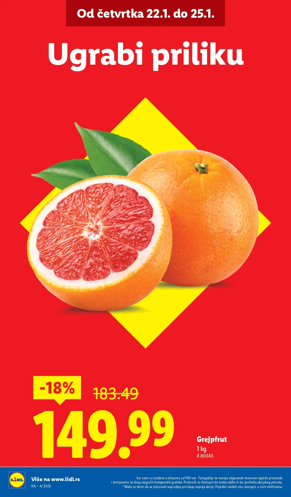Lidl katalog 22-28.1.2025.