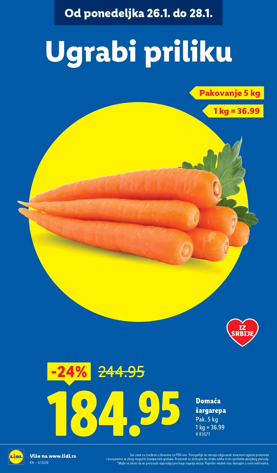 Lidl katalog 22-28.1.2025.