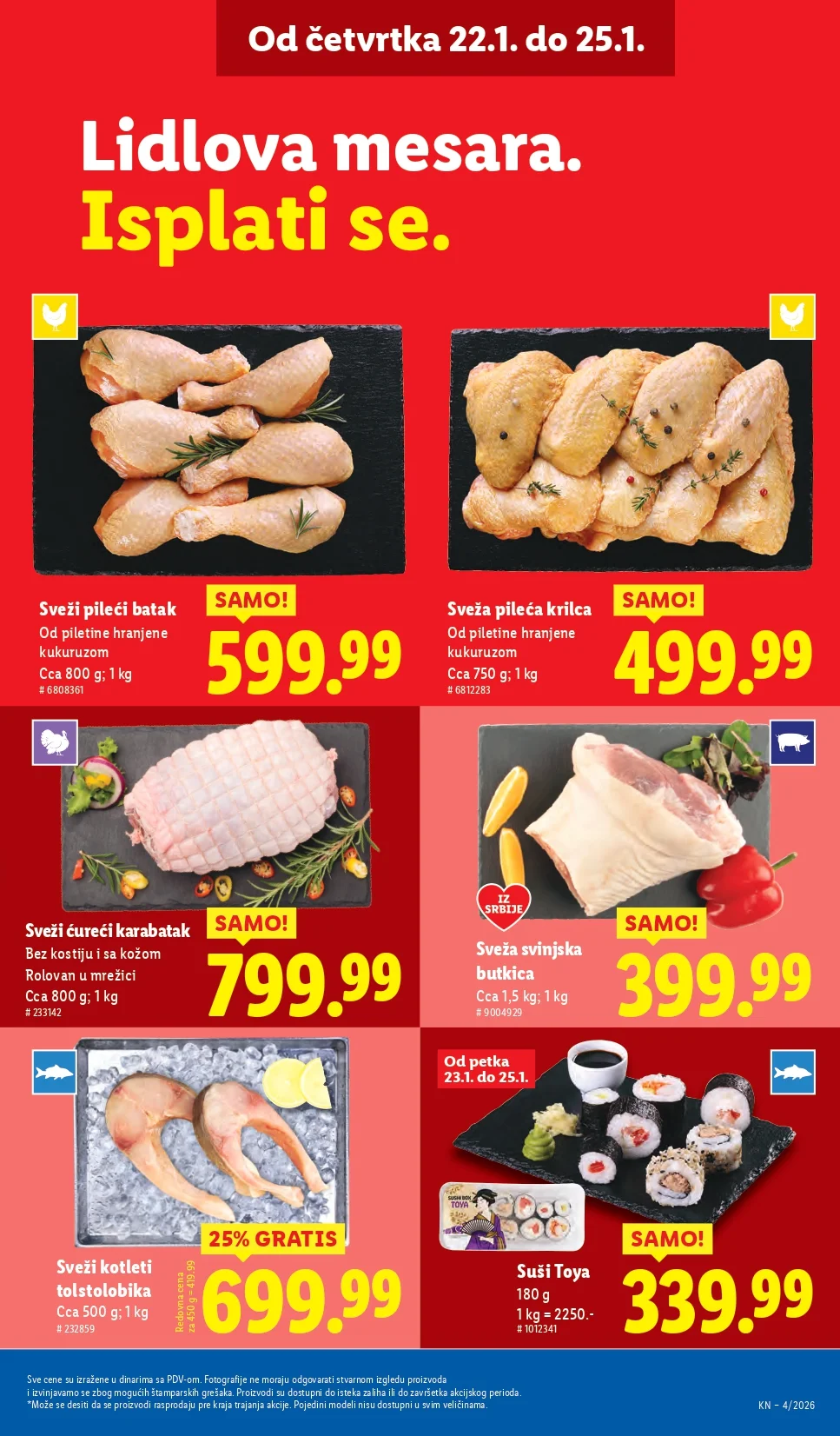 Lidl katalog 22-28.1.2025.