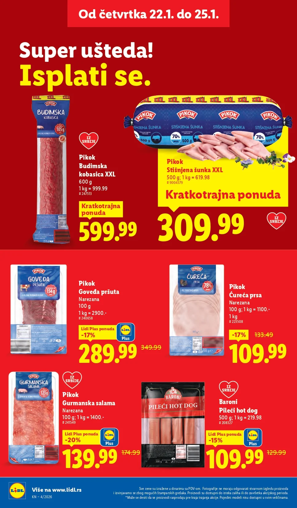 Lidl katalog 22-28.1.2025.