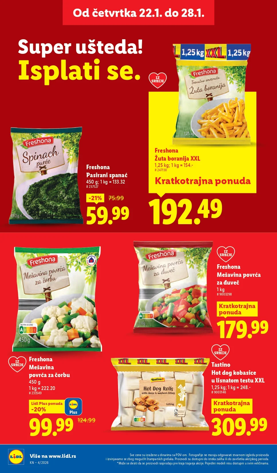 Lidl katalog 22-28.1.2025.