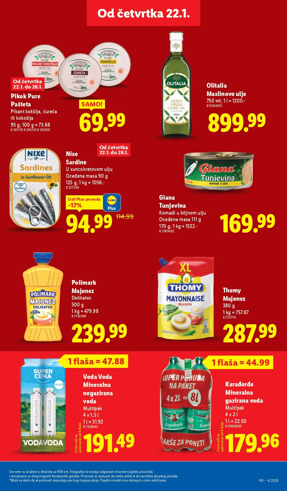 Lidl katalog 22-28.1.2025.