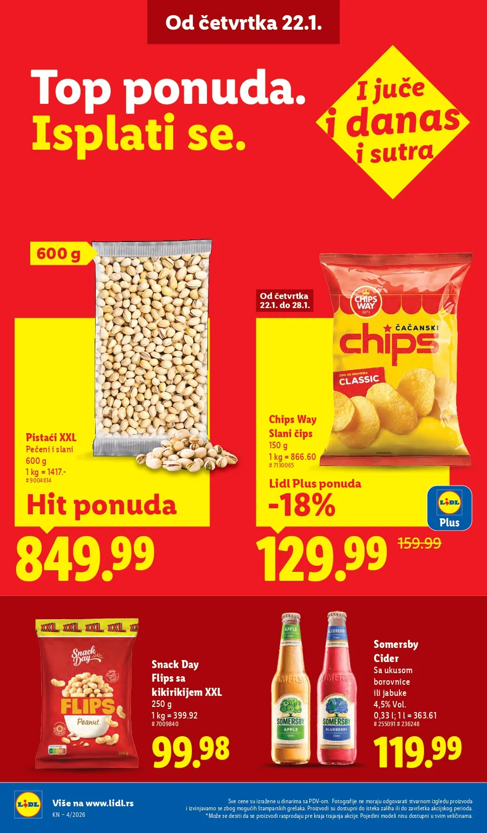 Lidl katalog 22-28.1.2025.